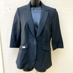 Philip Plein Couture Made in Italy crop sleeve black blazer size small